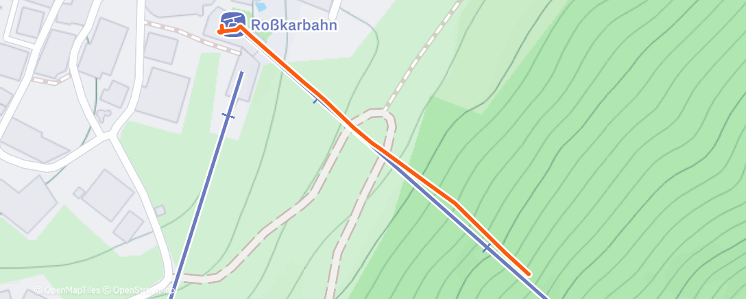 Map of the activity, Morgentraining