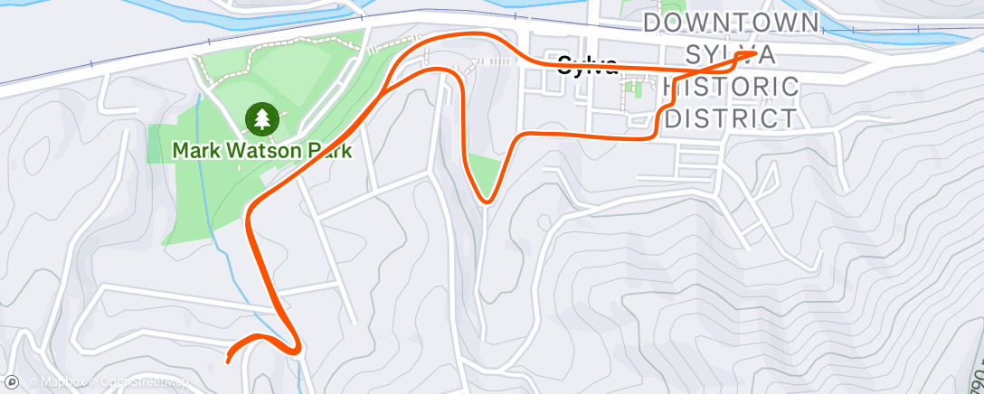 Map of the activity, Morning Ride