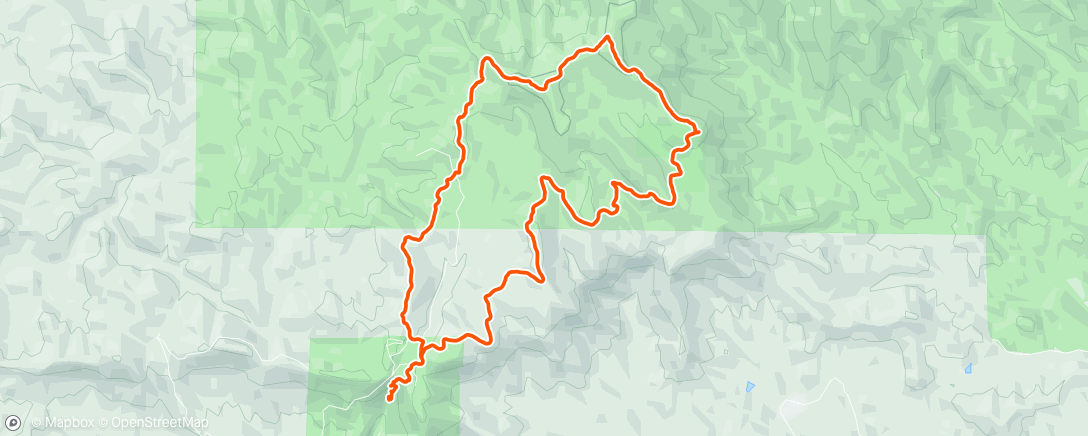 Map of the activity, Afternoon Hike