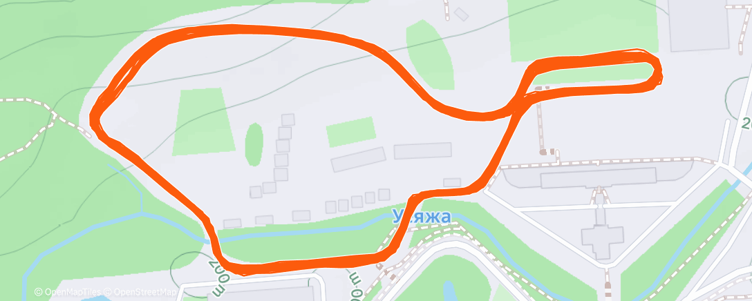 Map of the activity, Lunch Nordic Ski