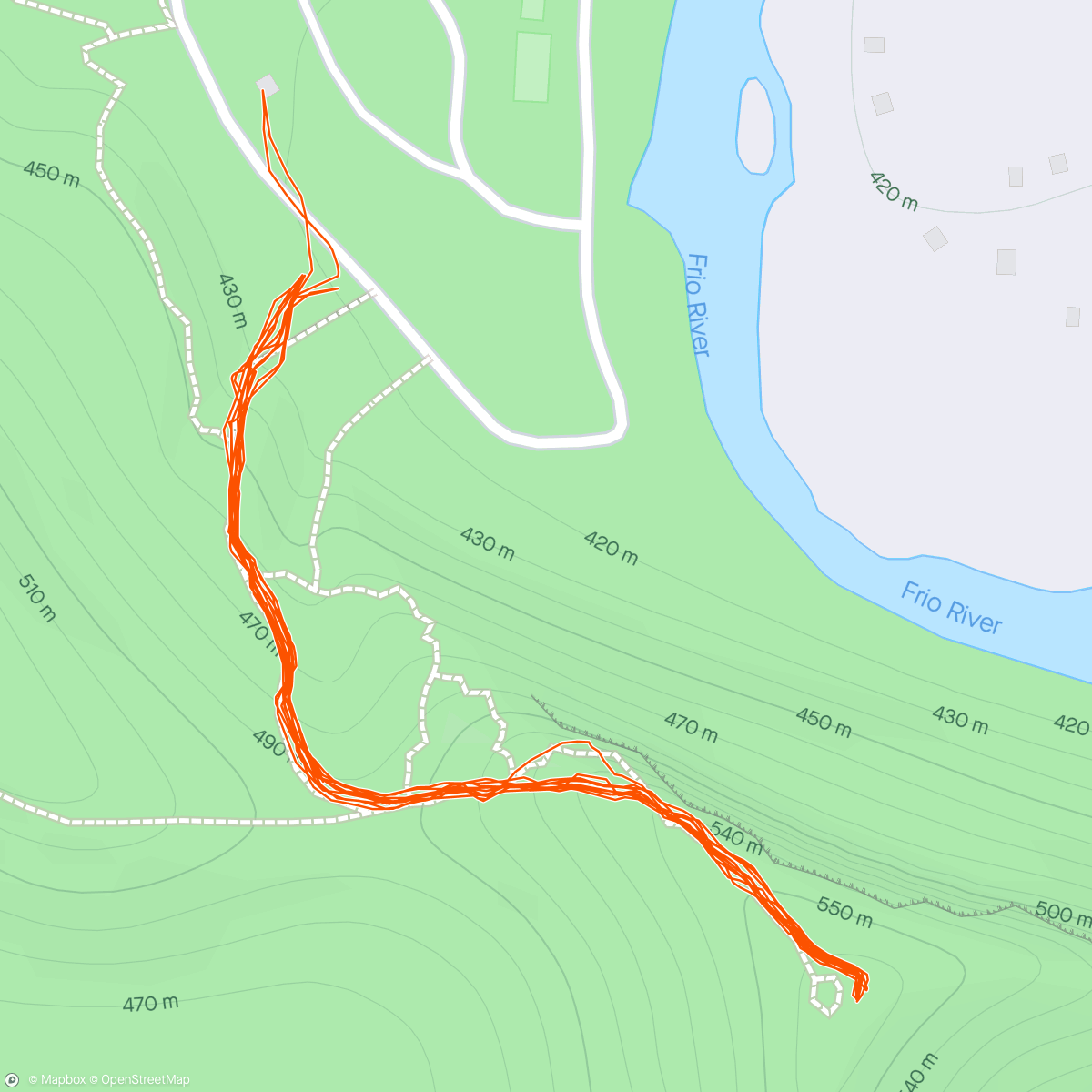 Map of the activity, More Baldy