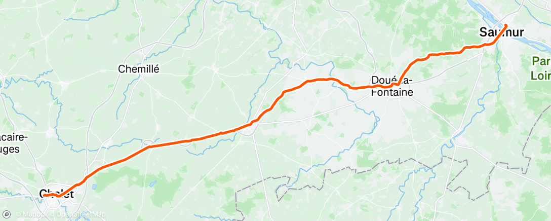 Map of the activity, Gravel le midi