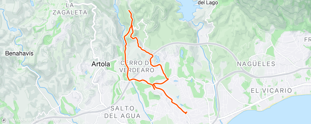 Map of the activity, Morning Ride