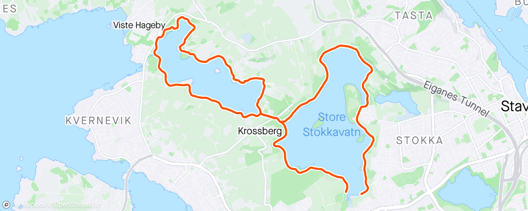 Map of the activity, Stokken/Håland