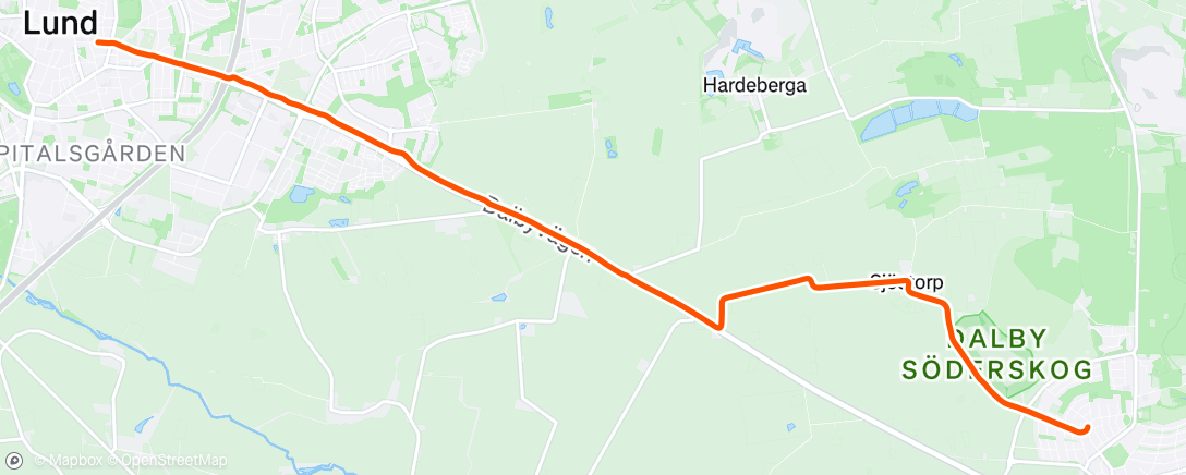 Map of the activity, Morning Ride