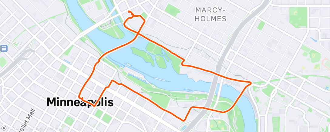 Map of the activity, Dropping off a form at city hall