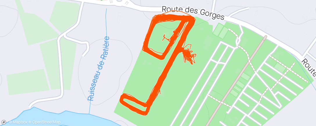 Map of the activity, 24 heures de Vallon-Pont d'Arc
