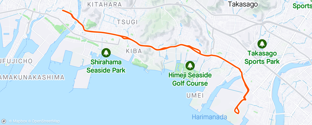Map of the activity, 通勤ライド