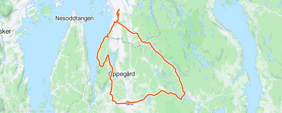 Map of the activity, Sesongåpning