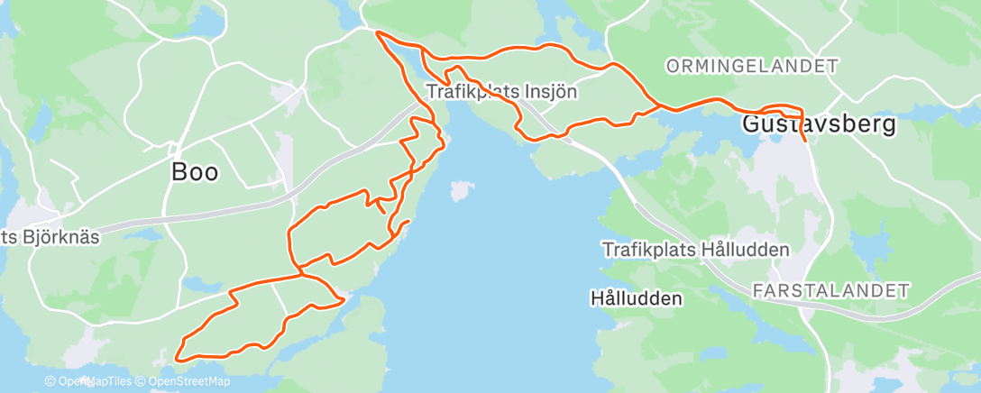 Map of the activity, Lugnt