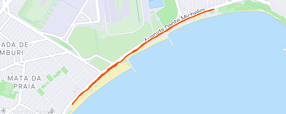Mapa da atividade, Caminha e corrida da tarde