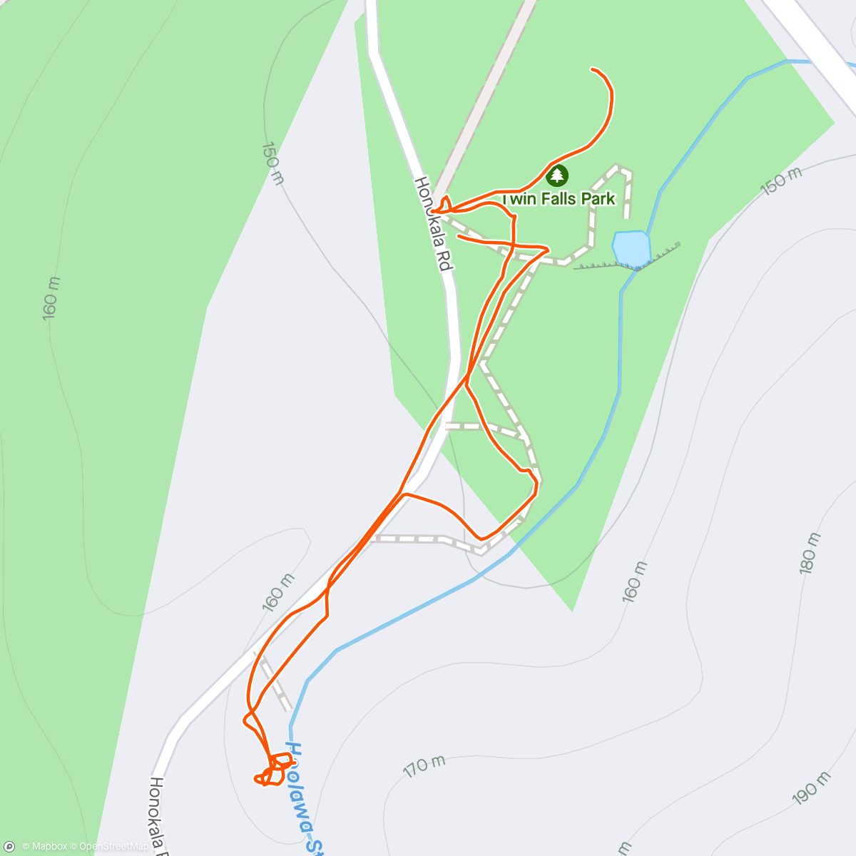 Map of the activity, Short Stroll