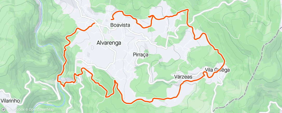 Map of the activity, Arouca trail runing 2024