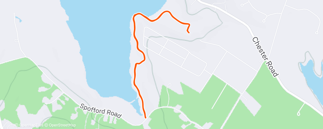 Map of the activity, Morning Hike