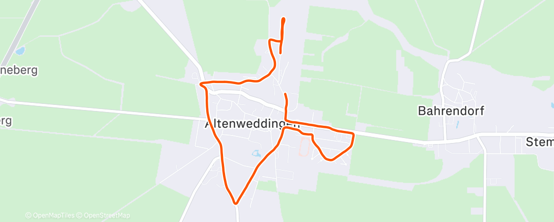 Map of the activity, Laufen (Outdoor)