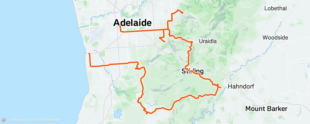 アクティビティ「Morning Ride」の地図