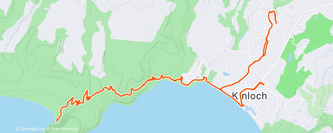 Map of the activity, Morning Ride