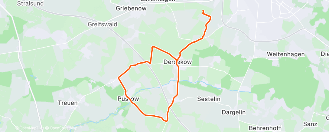 Map of the activity, Rennrad C