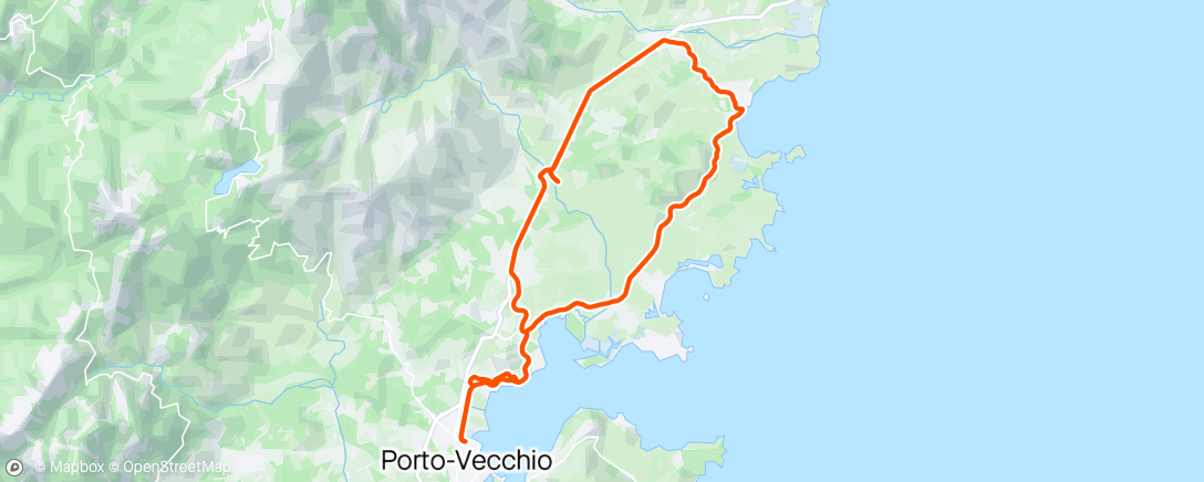 Карта физической активности (Sortie vélo dans l'après-midi)