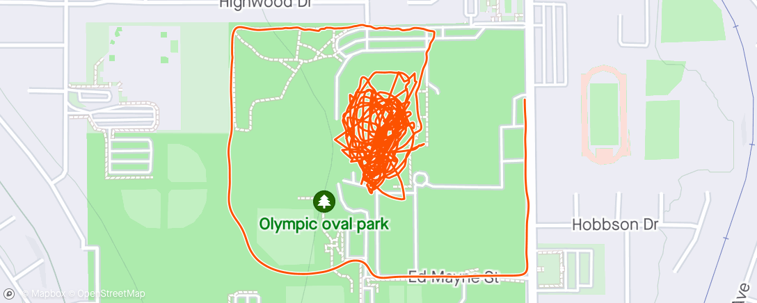 Map of the activity, I may not know much, but I know your girl can run 29 for a 200 :)