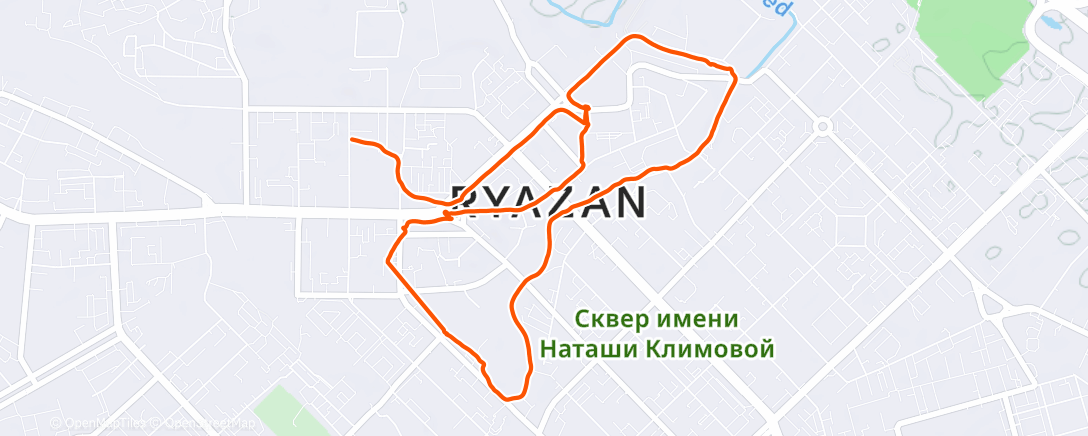 Карта физической активности (Новогодние Твиглс | Пробежки (из дома и домой))