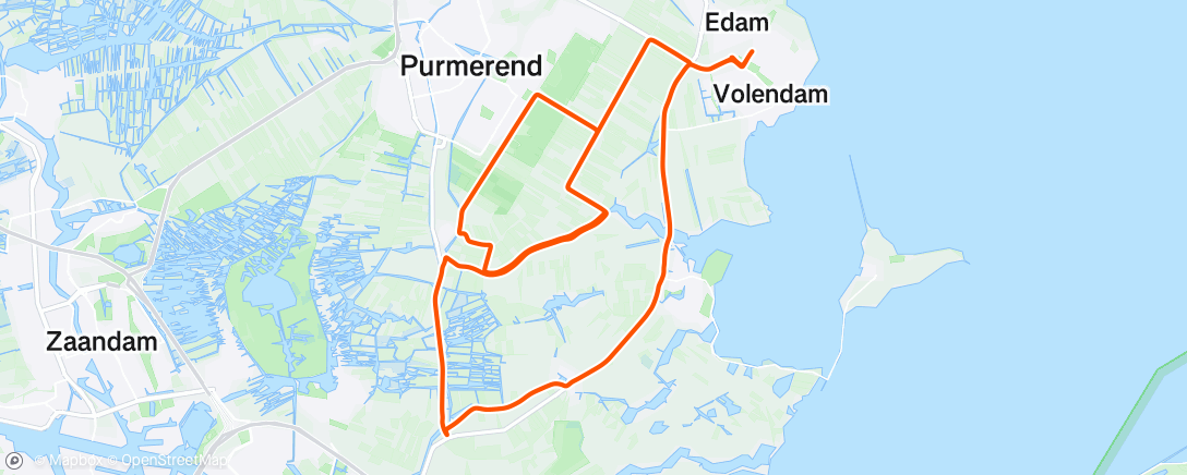 Map of the activity, Middagrit