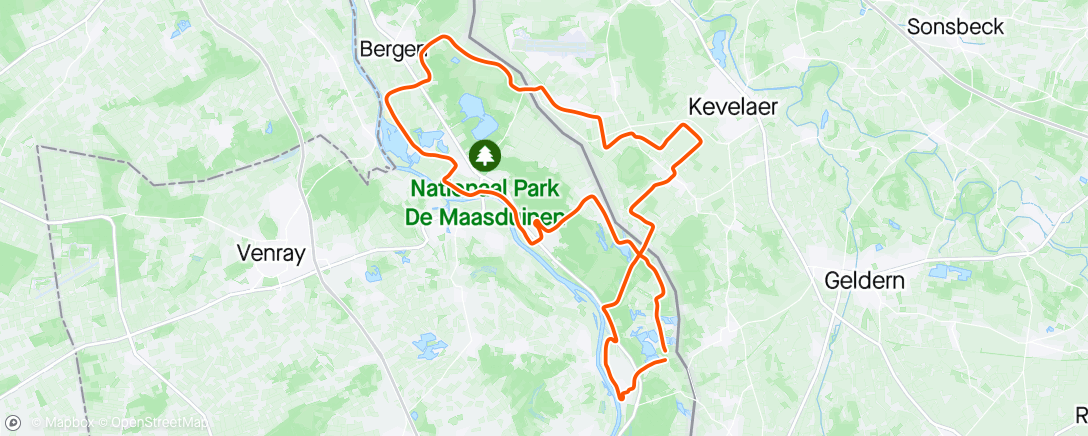 Mappa dell'attività Heerlijk gefietst