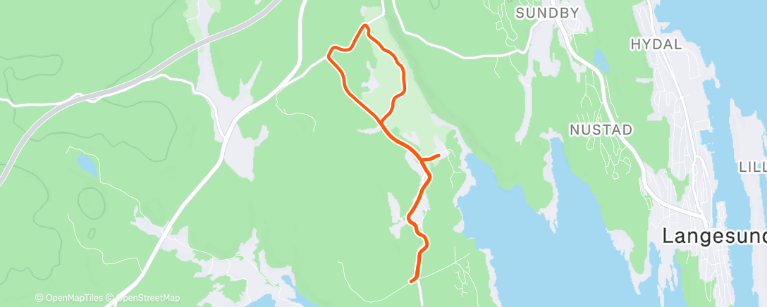 Map of the activity, Avbrutt av vondter