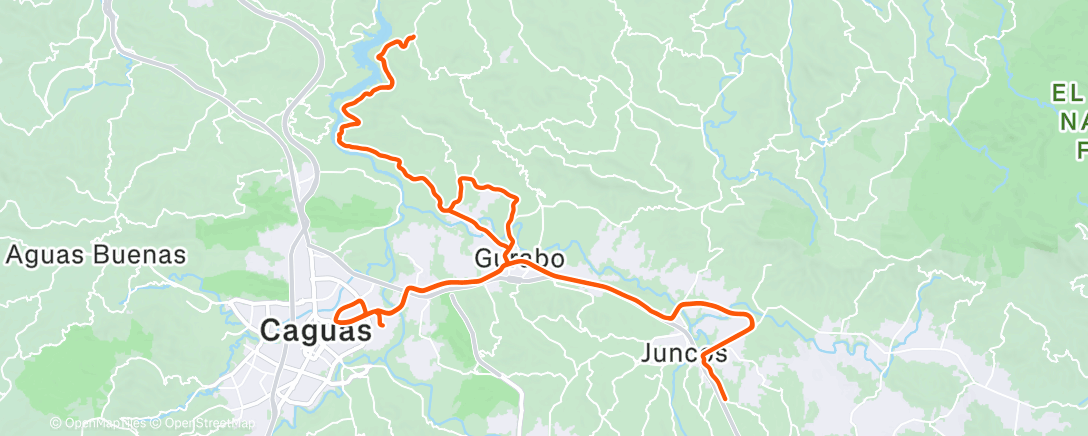Map of the activity, Morning Ride