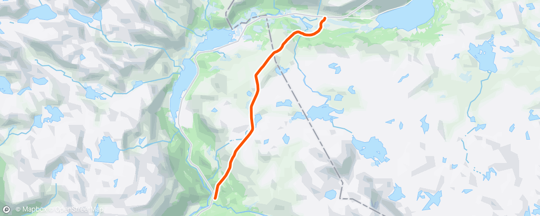 Map of the activity, Maristuen - Kyrkjestølen t/r