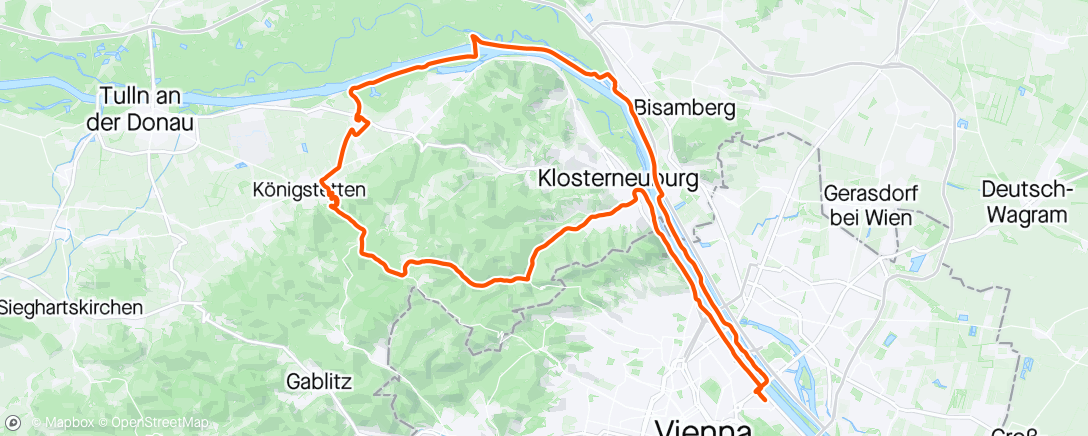Map of the activity, steamy evening ride 😶‍🌫️