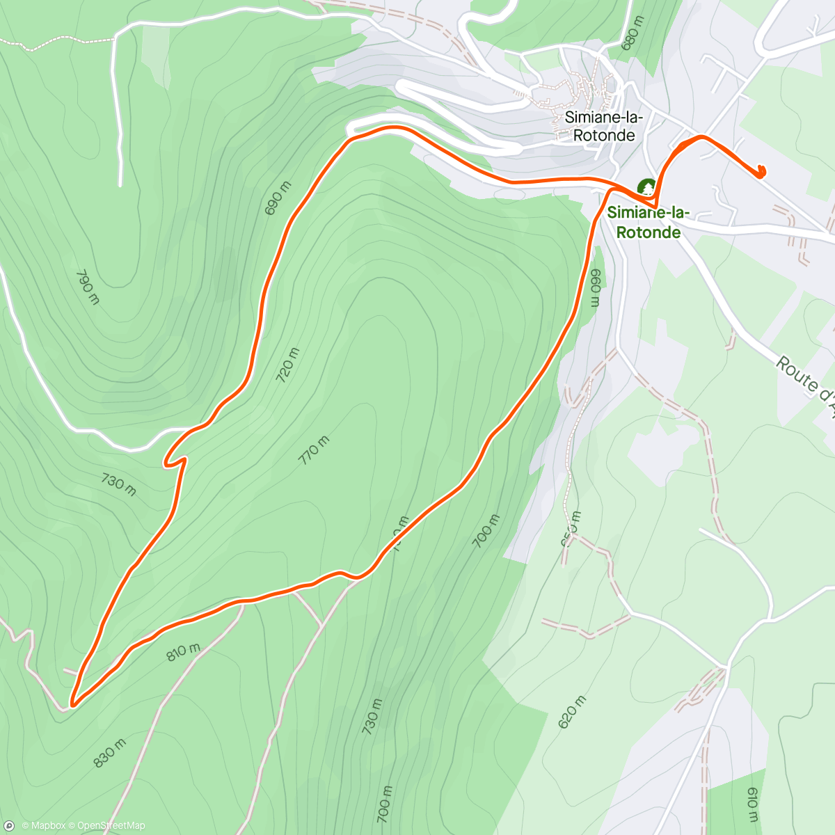 Map of the activity, Petite rando cool pour tester le pied