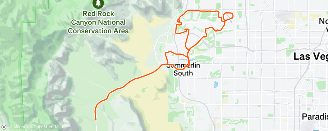 Map of the activity, Morning Ride