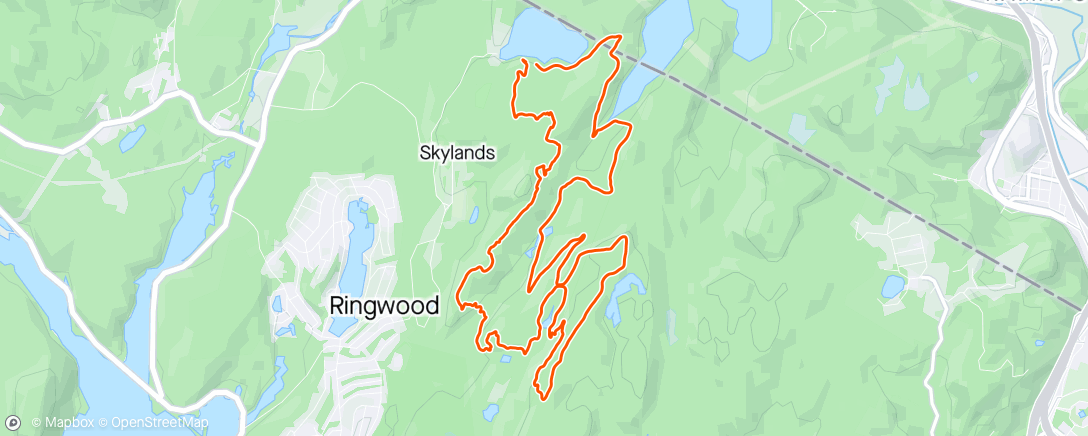 Kaart van de activiteit “Ringwood H2H Race”