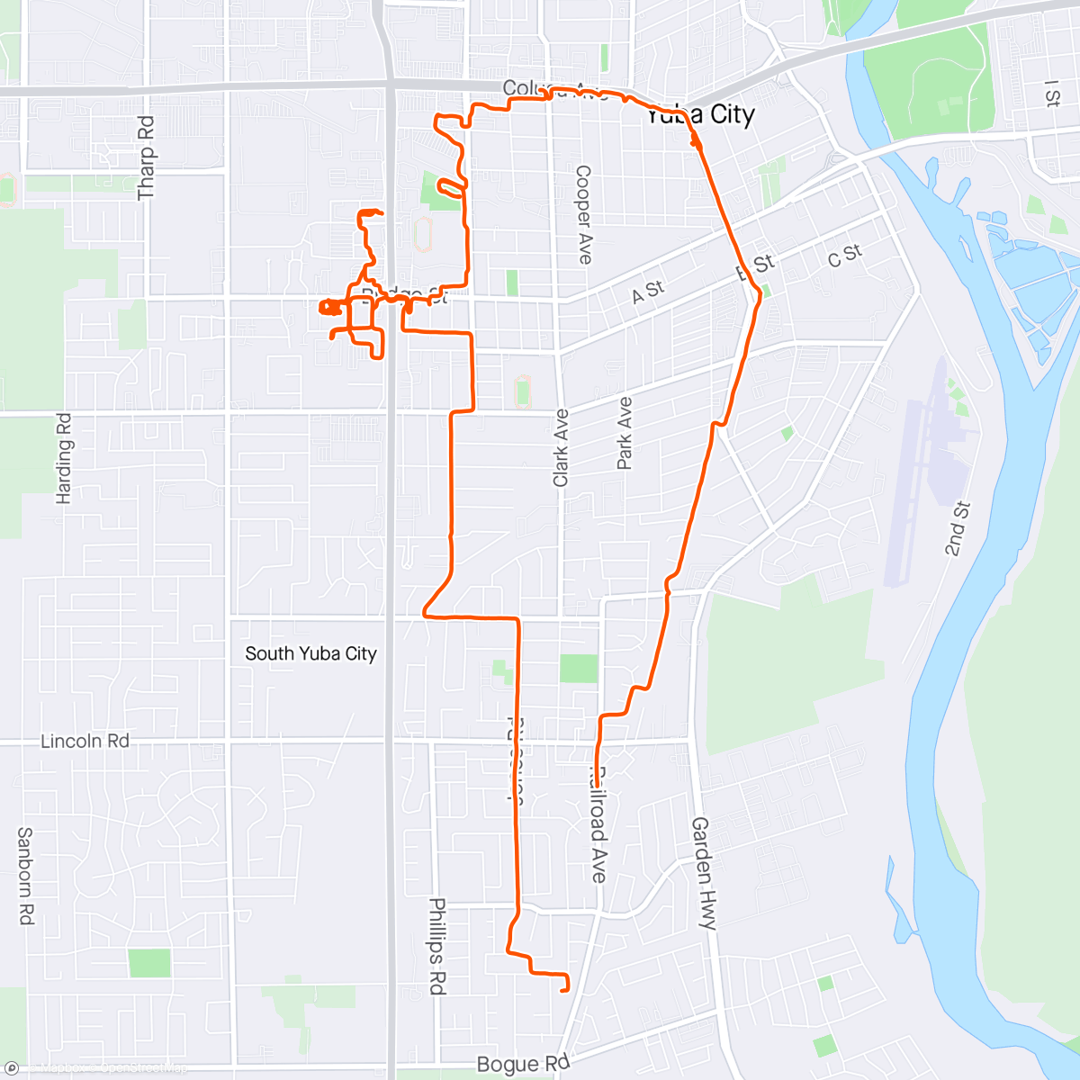 Map of the activity, New bike feels