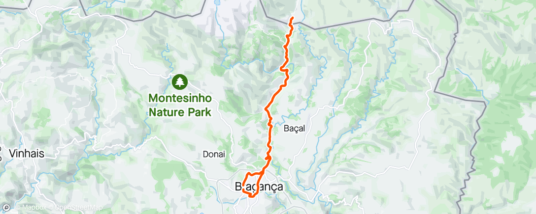 Map of the activity, Super Molha de bicicleta vespertina ⛈️