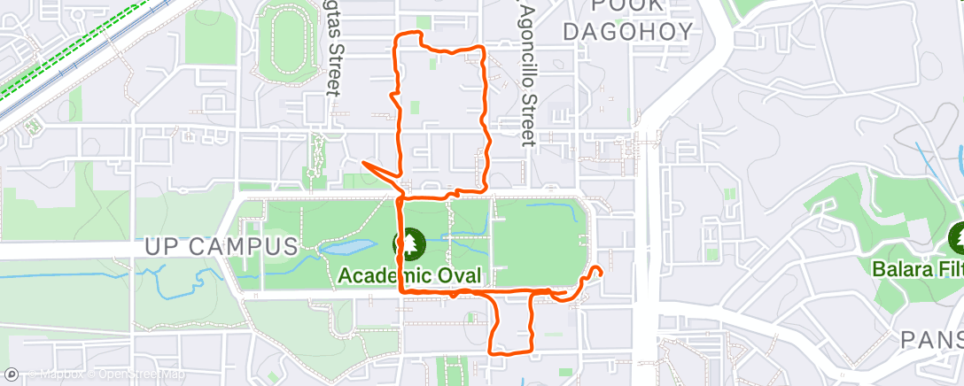 Map of the activity, 2025-05-31 walk 2
