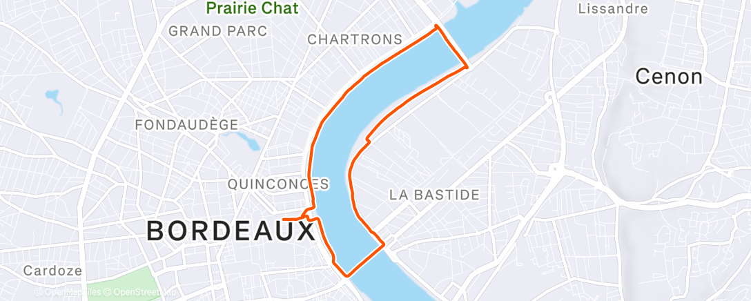 Map of the activity, PRÉPA SEMI MADRID W4S2