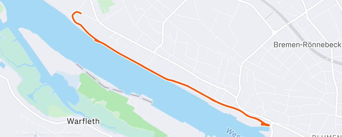 Map of the activity, Mittagspaziergang