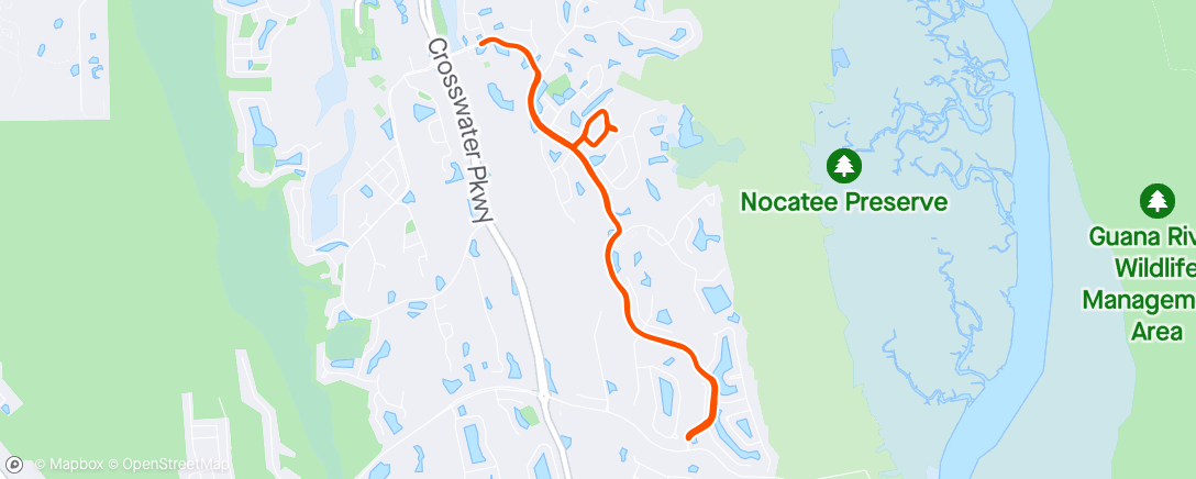 「Nocatee heat training」活動的地圖