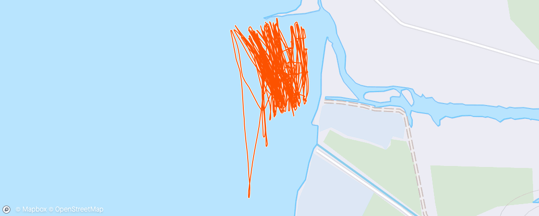 Map of the activity, Lunch Kitesurf