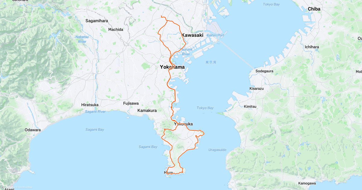 三浦→しょなこく→コーヒー屋さん | Strava