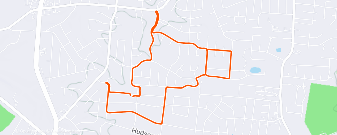 Map of the activity, Miles
