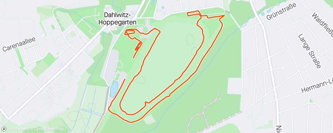 Mapa da atividade, Spartan Trifecta Day Berlin - Sprint