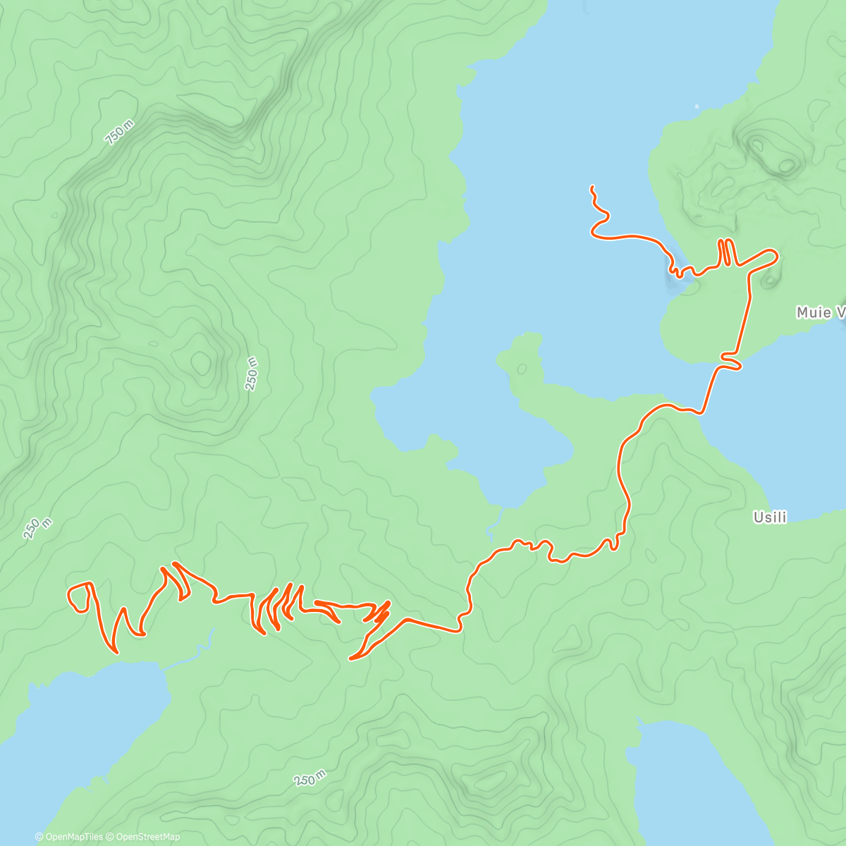 Map of the activity, Zwift - Tour of Fire and Ice in Watopia
