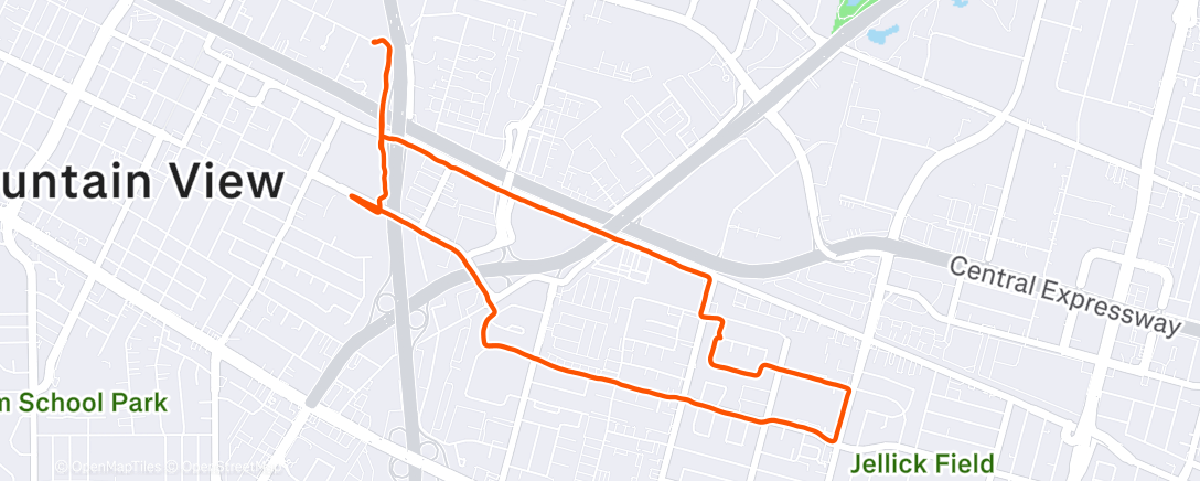 Map of the activity, Keeping the 10,000 steps streak alive ✅️