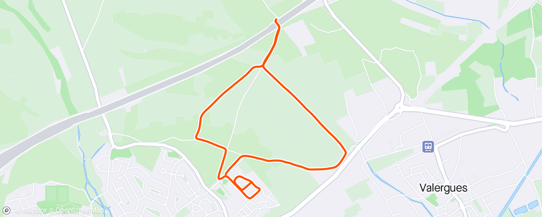 Map of the activity, Footing avec Cam