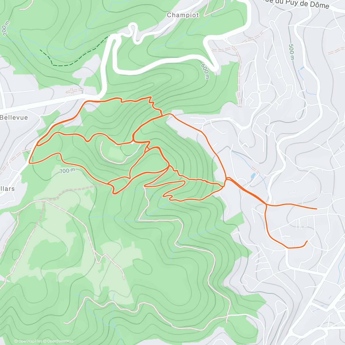 Map of the activity, Before work