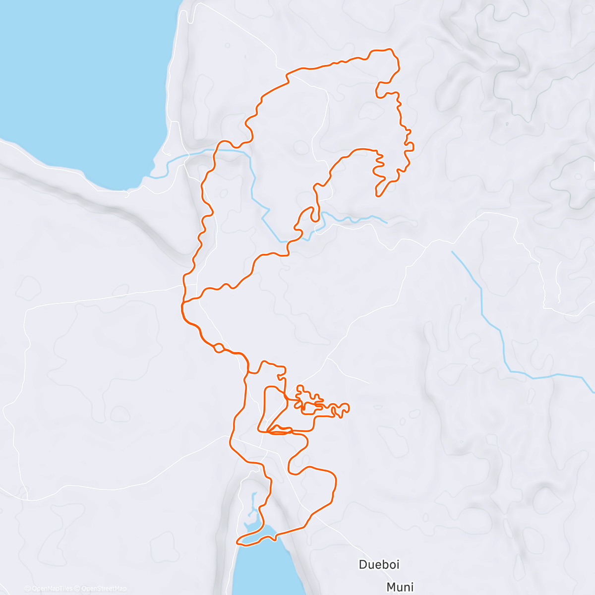 Map of the activity, TdZ Stage 1 Medium - Chasing the Sun in Makuri Islands
