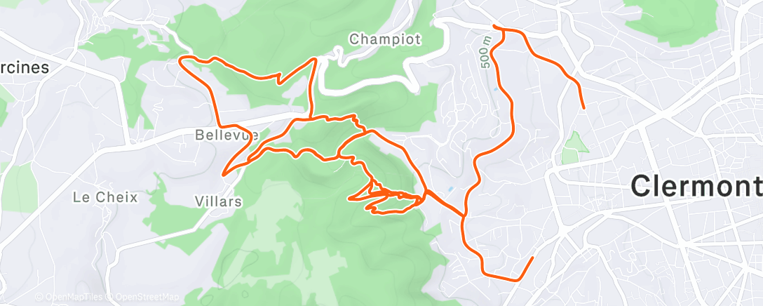 Map of the activity, Y a vraiment plus de saisons
